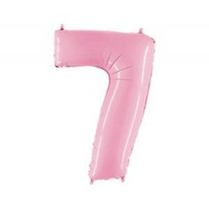 Цифра 7 пастель Pink