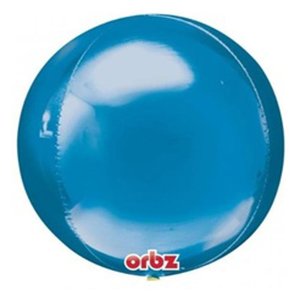 Шар 3D Сфера металлик Blue (синий)