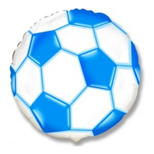 Шар Круг Футбольный мяч (синий)