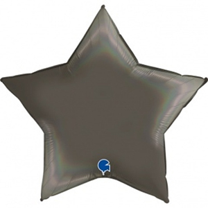 Шар звезда Голография Черная платина
