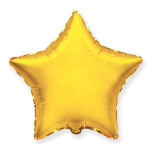 Шар звезда золото