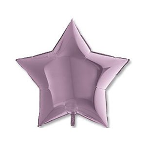 Шар звезда пастель лиловый Lilac