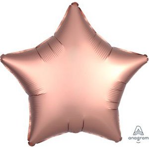 шар звезда сатин розоввая медь Satin luxe rose copper
