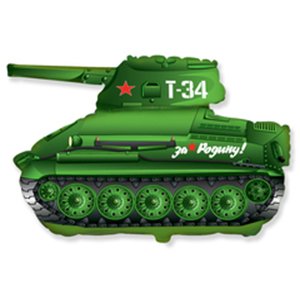 Фигура Танк T-34 Зеленый