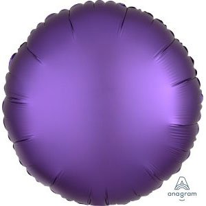 шар круг сатин фиолетовый satin luxe purple royale