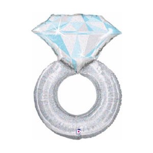 Фигура Кольцо с бриллиантом голография
