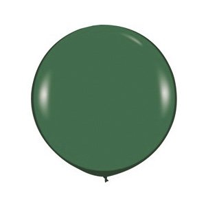 Шар без рисунка Темно-зеленый пастель 36