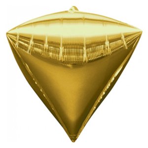 Шар 3D Алмаз металлик Золото