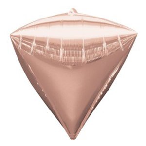 Шар 3D Алмаз металлик Розовое золото