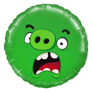 Шар круг Angry Birds, Зеленый
