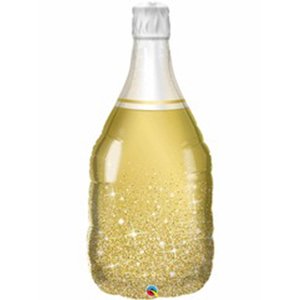 Фигура Бутылка шампанского золотая