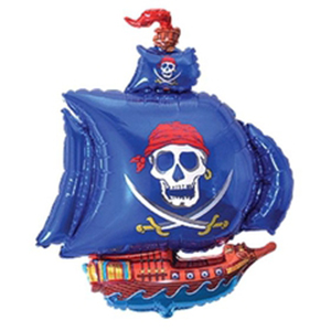 Фигура Пиратский корабль (синий)