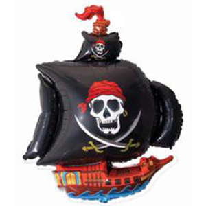 Фигура Пиратский корабль (черный