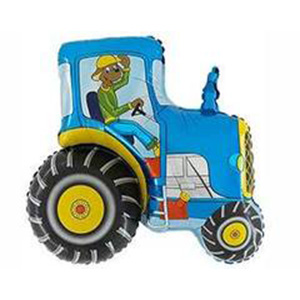 Фигура Трактор синий