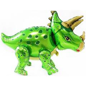 Ходячая Фигура Динозавр Трицератопс, Зеленый
