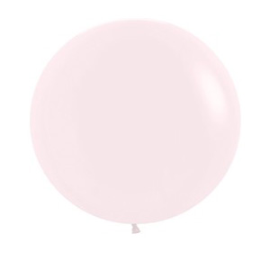 Шар гигант без рисунка Макарунс Нежно-розовый