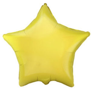 Шар звезда Желтый