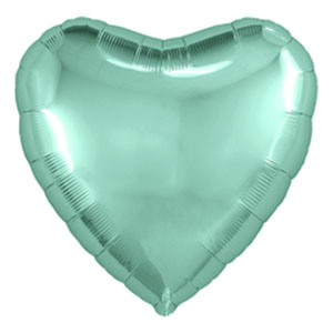 Шар сердце большое Бискайский зеленый