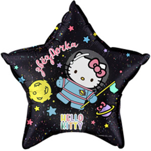Шар звезда Hello Kitty Космонавт