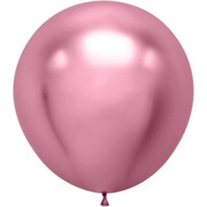 Гигантский шар Розовый хром