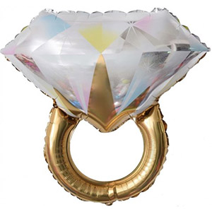 Фигура Кольцо с бриллиантом Золото