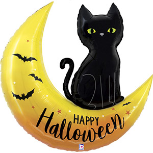 Фигура Черная кошка на Хэллоуин