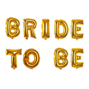 Надпись BRIDE TO BE Золото