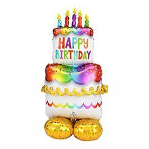 Фигура на подставке Торт Happy Birthday